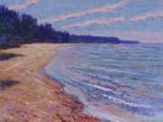 Michigan Art: Painting of Lake Michigan Beach