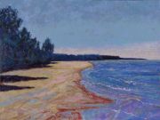Beach Art: Painting of sandy beach