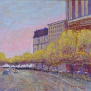 Chicago Art:  Painting of the Oak Street Curve on Lake Shore Drive